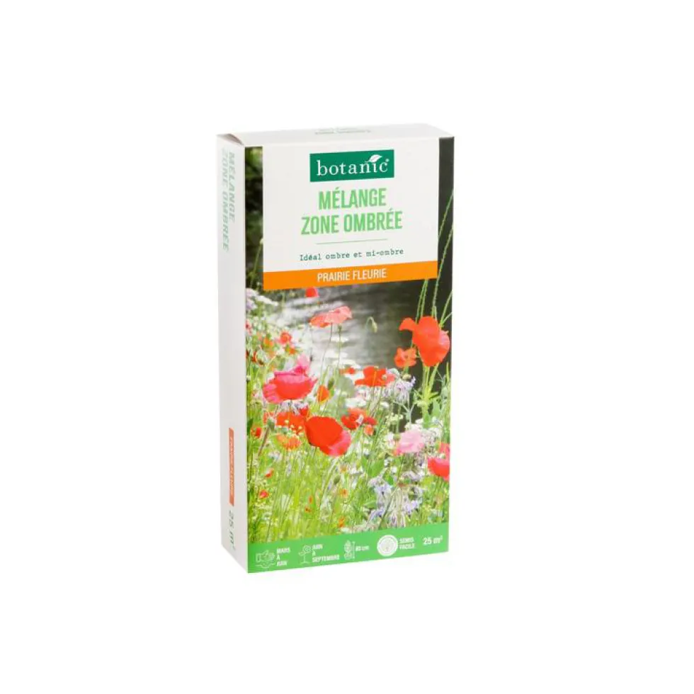 Mélange de graines pour zone ombragée botanic® - graines à semer (25 m²)