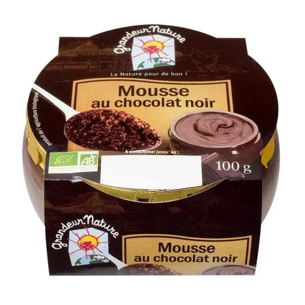 Mousse au chocolat noir - 100 g