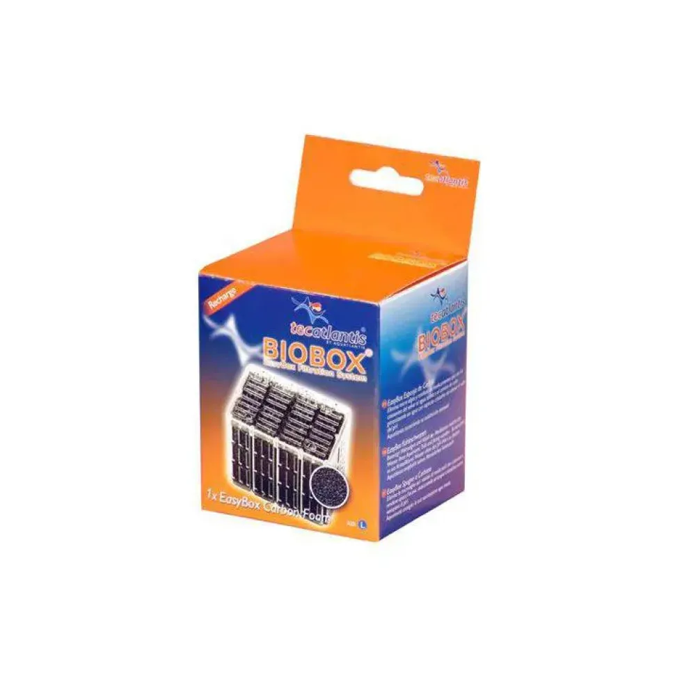 Mousse charbon taille L, AQUATLANTIS EasyBox - pour filtration en aquarium