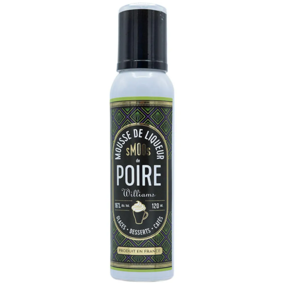 Mousse de liqueur de poire Williams Smoos - 120 ml