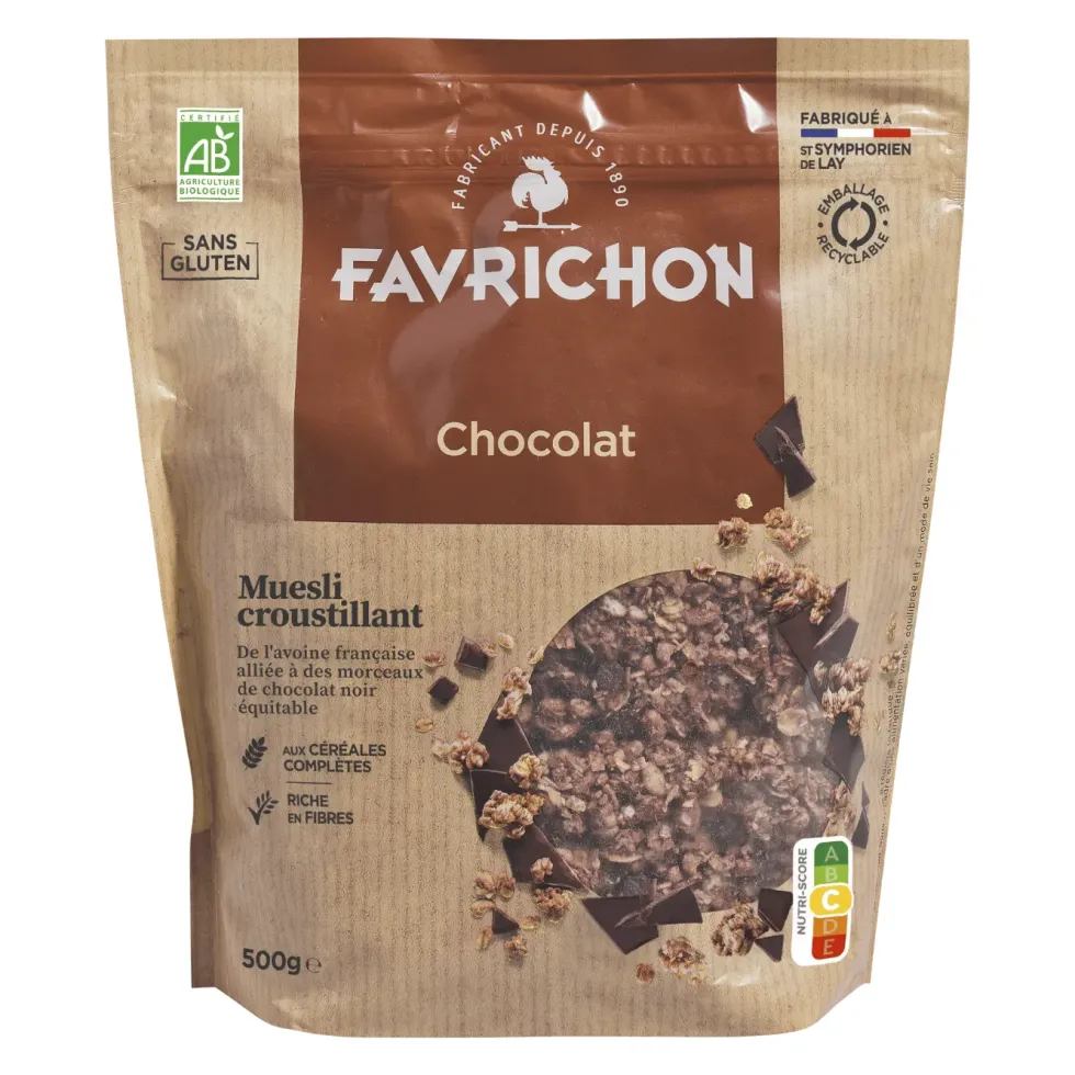 Muesli croustillant au chocolat - 500 g