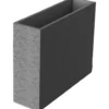 Muret loft gris gamme Graphit L99,5xI29,5xH78,5 cm