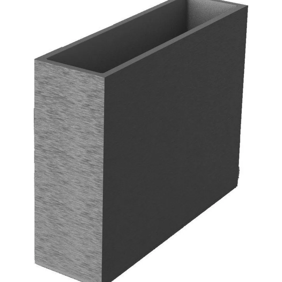 Muret loft gris gamme Graphit L99,5xI29,5xH78,5 cm