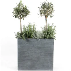 Muret Stream anthracite L.55 x l.22 x H.50 cm