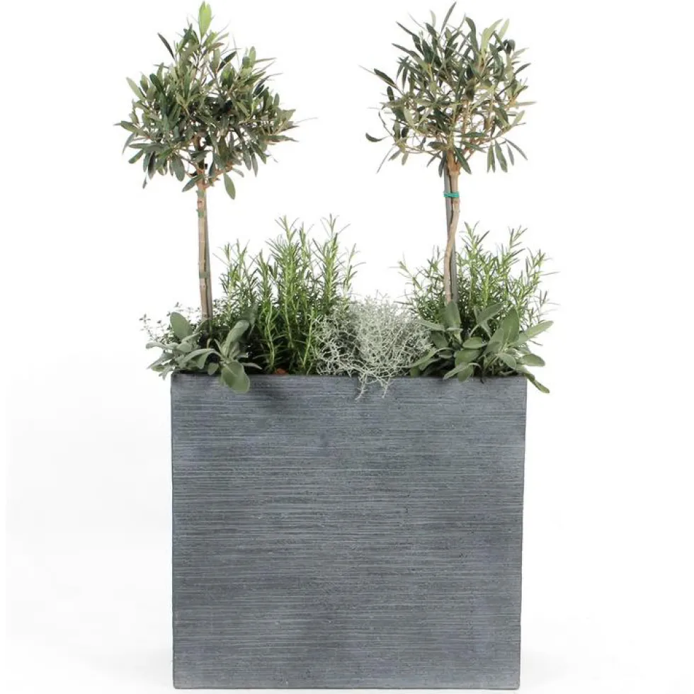 Muret Stream anthracite L.55 x l.22 x H.50 cm