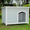 Niche pliable coloris gris/blanc taille M - 103 x 63 x 73,3 cm
