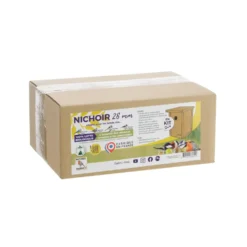 Nichoir à monter en bois douglas Natures Market trou 28 mm - 17 x 21 x 22,5 cm