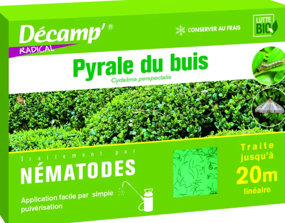 Nématodes contre pyrale du buis 25 millions