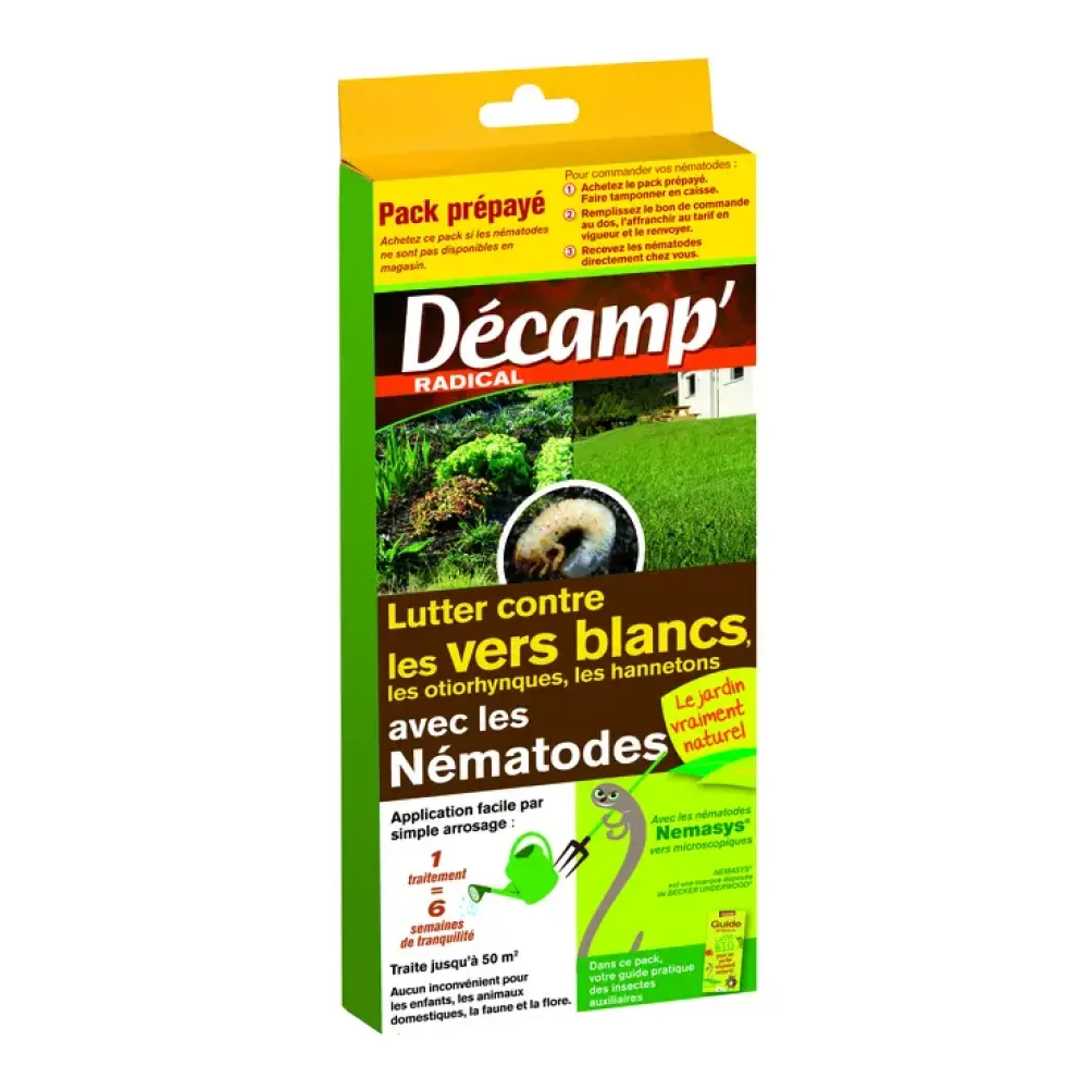 Nématodes contre vers blancs 50 m²