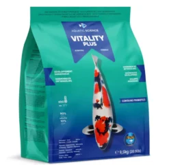 Nourriture complète et nutritive pour koïs de minimum 25 cm de long Aquatic Science Vitality Plus - Taille L sac de 9,5 kg