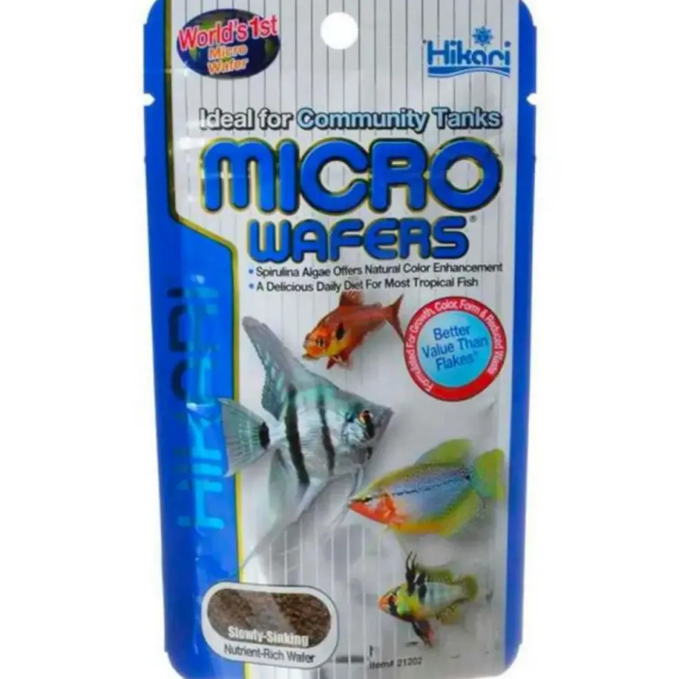 Nourriture poissons aquarium Micro Wafers, bio - HIKARI AQUARIUM - format 45g