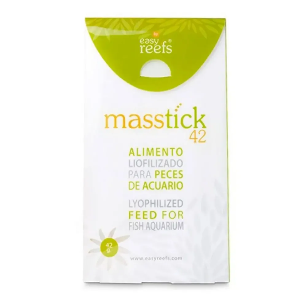 Nourriture pour poissons marine en bâtonnets, 100% naturel EASY REEFS Massticks - 42g