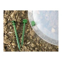 Pack de 10 mini piquets vert spécial cloche en polyamide