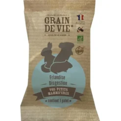 Palet bio digestion pour petits mammifères Grain de vie - 60 g