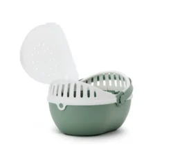 Panier de transport vert Elmo Savic modèle médium - 30,5 x 24,5 x 20,5 cm
