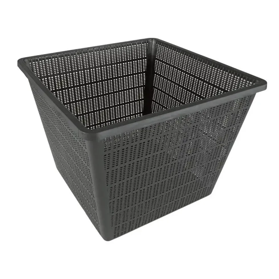 Panier à plantes de bassin carré 33x33x25 cm