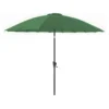 Parasol droit rond coloris amande - Ø 300 cm