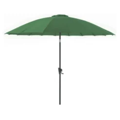 Parasol droit rond coloris amande - Ø 300 cm