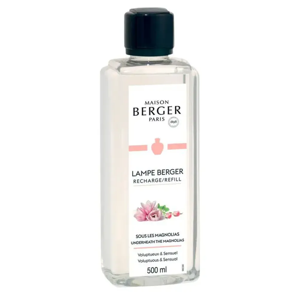 Parfum coloris transparent senteur sous les magnolias Lampe Berger - 500 ml