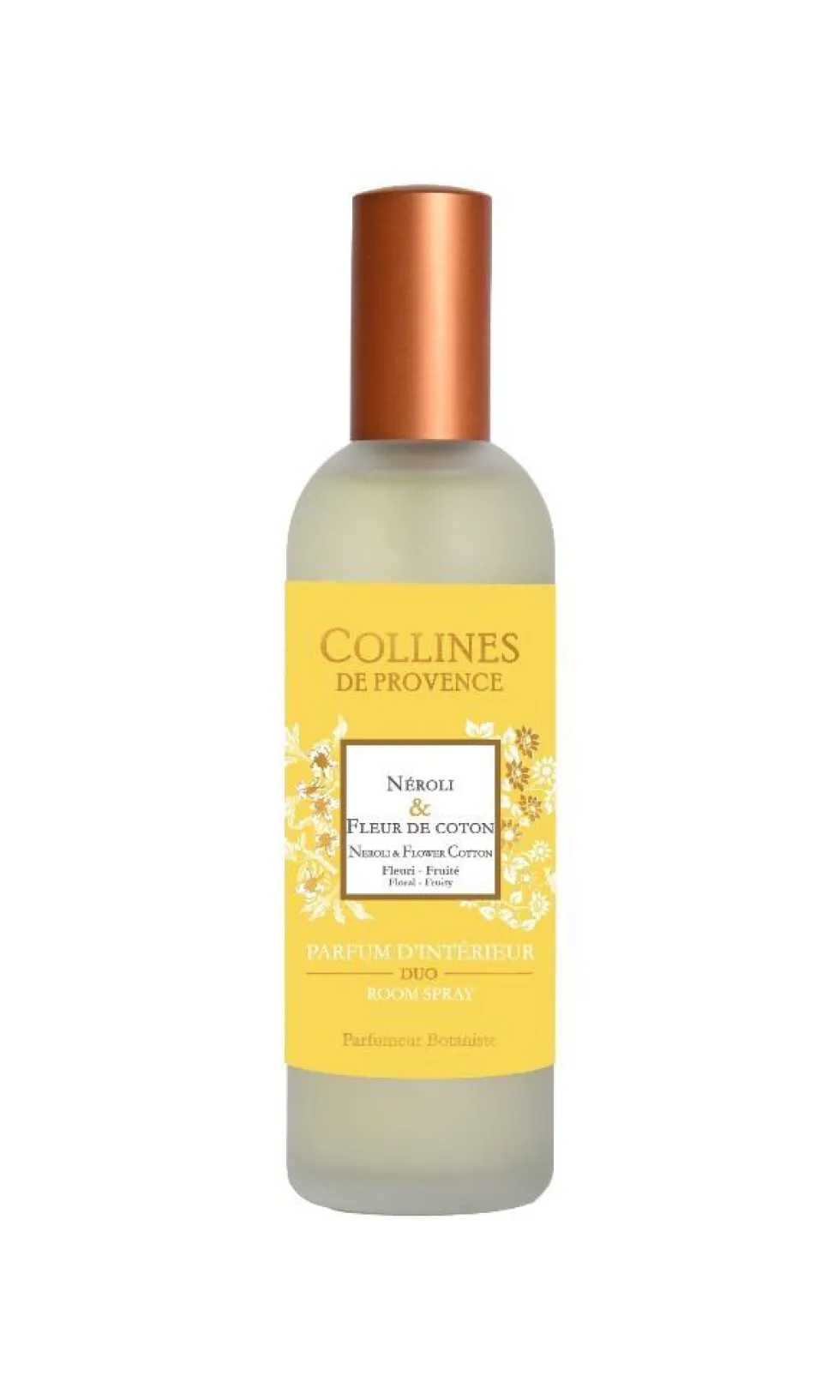 Parfum d’intérieur Collines de Provence Duo parfumé Néroli & fleur de coton - 100 ml