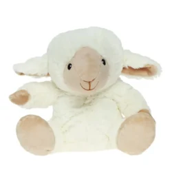 Peluche bouillotte mouton beige aux grains de blé et à la lavande Artisan du Bien-Être