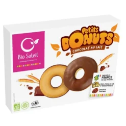 Petits donuts bio nappés chocolat au lait Bio Soleil - 150 g