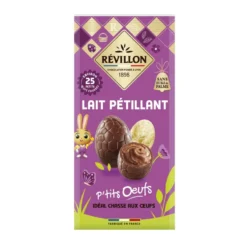Petits œufs en chocolat Révillon lait pétillant - 120 g