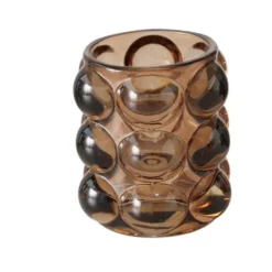 Photophore Bubbles en verre laqué - Ø 9 x H 9 cm