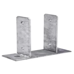 Pied d'ancrage pour sol dur pour poteau Cerland - 9 x 9 cm