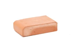 Pied quart de rond en terre cuite coloris terre claire Poterie Goicoechea - Ø 12 x H 2,5 cm