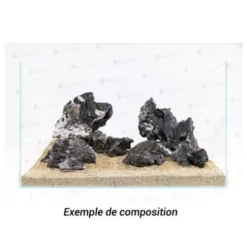 Pierre décorative Leopard Stone AQUA DECO, taille S 0,8-1,2 kg - vendue à l'unité