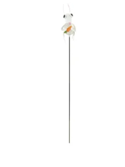 Pique solaire 4 Led en métal et plastique Luxform Lapin - 67 cm