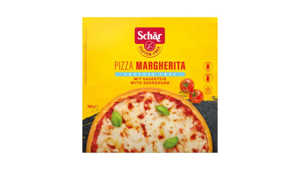 Pizza Margherita sans gluten surgelée Schär - 300 g