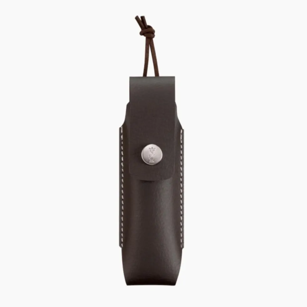 Plumier avec couteau inox, manche olivier et son étui n°10 Opinel