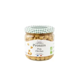 Pois chiches bio en bocal de 345 g