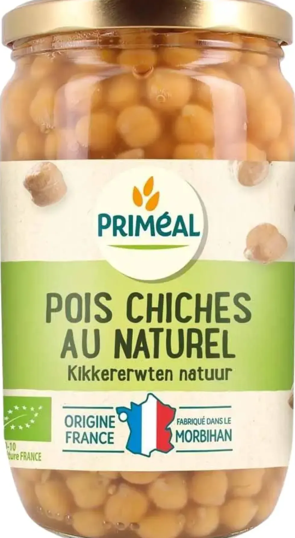 Pois chiches bio en pot de 720 ml