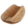 Porte bouteille en teck bois coloris naturel – 20 x 20 x 8 cm