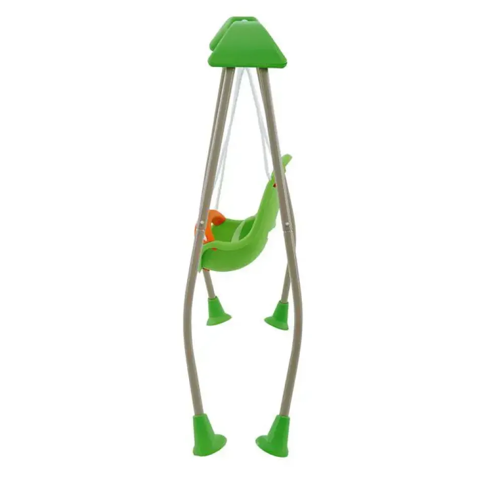 Portique pliable avec siège balançoire pour bébé