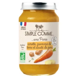 Pot carotte sauté de porc bio Simple Comme - 200g
