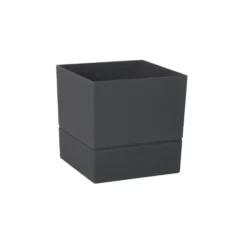 Pot carré Aquaduo gris anthracite 1,8 L