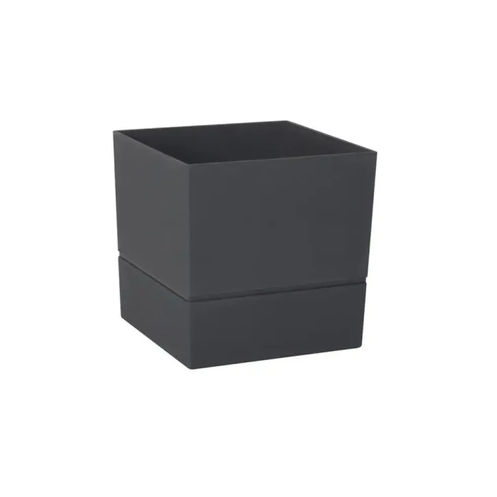 Pot carré Aquaduo gris anthracite 1,8 L