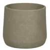 Pot coloris gris en terre recyclée - Ø 30 x 26 cm
