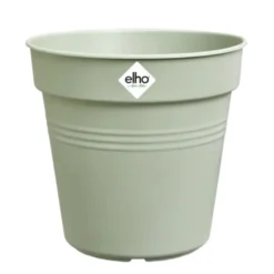 Pot de culture en polypropylène vert pierre Elho Green basics - Ø 27 x H 24,7 cm