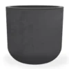 Pot en polypropylène coloris gris anthracite Eda Basalt Up - Ø 38,5 x H 36,8 cm