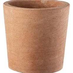 Pot Moderne rond Terre claire Anticomestiere - Ø 25 x 25 cm