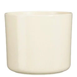 Pot rond coloris beige en céramique Fedor Mica Decorations - 25,5 x Ø 28 cm