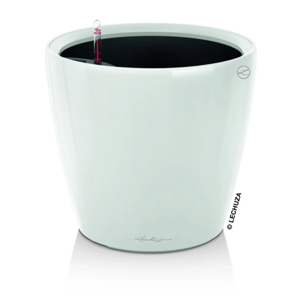 Pot à réserve d'eau Classico Blanc Ø.28 x H.26 cm