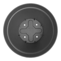 Pot vibia campana rond Elho de 46 L coloris noir Ø 47 x H 40 cm