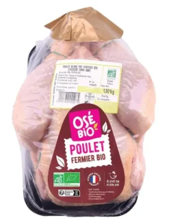 Poulet fermier blanc PAC bio Osé bio - Prix au kilo