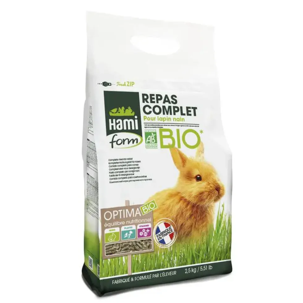 Premium optima bio pour lapin 2,5 kg